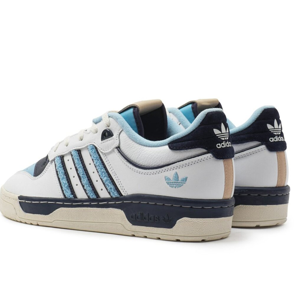 Adidas Rivalry Low 86 (Cloud White/Clear Blue/Shadow Navy). New. Mens Sz 8 - 13. - Picture 7 of 8